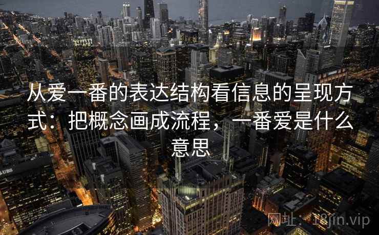 从爱一番的表达结构看信息的呈现方式：把概念画成流程，一番爱是什么意思  第2张